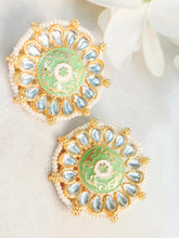 Load image into Gallery viewer, KAWANA Soothing Green Earrings freeshipping - CASA ROZEN