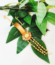 Load image into Gallery viewer, Tahas Kundan Meenakari Work 18k Gold Plating Bracelet freeshipping - CASA ROZEN