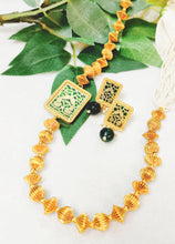 Load image into Gallery viewer, Mahimsa Thewa Art 22k Gold Plating Set freeshipping - CASA ROZEN