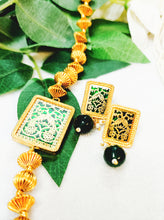 Load image into Gallery viewer, Mahimsa Thewa Art 22k Gold Plating Set freeshipping - CASA ROZEN