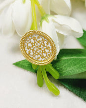 Load image into Gallery viewer, Woami Thewa Art 18k Gold Plated Ring freeshipping - CASA ROZEN