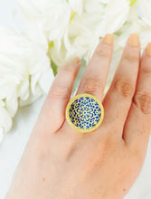 Load image into Gallery viewer, Ranat Thewa Art 18k Gold Plated Ring freeshipping - CASA ROZEN