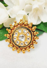 Load image into Gallery viewer, Gawavi Statement Ring 18 K Gold Plated freeshipping - CASA ROZEN