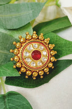 Load image into Gallery viewer, Fazazi Statement Ring 18 k Gold Plated freeshipping - CASA ROZEN