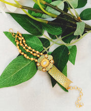 Load image into Gallery viewer, Rodan Kundan Meenakari Work 18k Gold Plating Bracelet freeshipping - CASA ROZEN