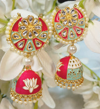 Load image into Gallery viewer, Tahinio Dual Colour Meenakari Art Work freeshipping - CASA ROZEN