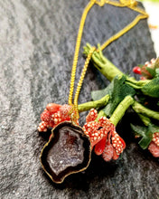 Load image into Gallery viewer, Missa M Delicate Natural Druzy Stone Pendant Chain freeshipping - CASA ROZEN