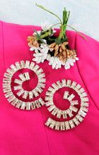 Load image into Gallery viewer, Kwassa Silver Statement Earrings freeshipping - CASA ROZEN