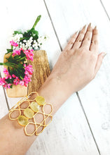 Load image into Gallery viewer, Ciana Natural Rough Tumble Stones Hand Cuff freeshipping - CASA ROZEN