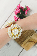 Load image into Gallery viewer, Wasakin Baroque Pearl Stone Hand Cuff Bracelet freeshipping - CASA ROZEN
