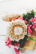 Load image into Gallery viewer, Wasakin Baroque Pearl Stone Hand Cuff Bracelet freeshipping - CASA ROZEN