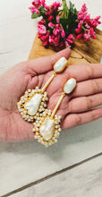 Load image into Gallery viewer, Taabeia Baroque Pearl Earrings freeshipping - CASA ROZEN