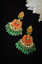 Load image into Gallery viewer, Varchas Kundan and Semi Precious Stone Set freeshipping - CASA ROZEN