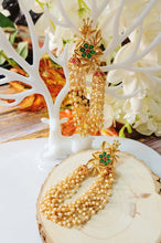 Load image into Gallery viewer, Miro 18 Carat Gold Plated Pearl Earrings freeshipping - CASA ROZEN