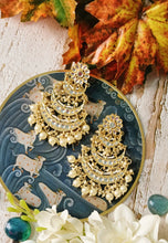 Load image into Gallery viewer, Miransa Crystal Kundan Earrings freeshipping - CASA ROZEN