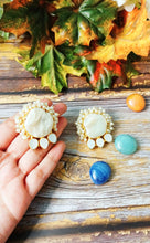 Load image into Gallery viewer, Tira Baroque Pearl Stud Earrings freeshipping - CASA ROZEN