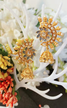 Load image into Gallery viewer, Sokyah Grey Colour Tokri Earrings freeshipping - CASA ROZEN