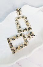 Load image into Gallery viewer, Tessa Silver Grey Stone Earrings freeshipping - CASA ROZEN