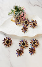 Load image into Gallery viewer, Fasaan Maroon Blue Shimmer Choker Set freeshipping - CASA ROZEN