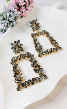 Load image into Gallery viewer, Tessa Dazzling Grey Earrings freeshipping - CASA ROZEN