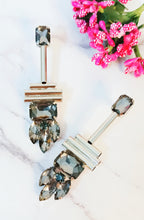 Load image into Gallery viewer, Rale Grey Stone Earrings freeshipping - CASA ROZEN