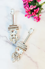 Load image into Gallery viewer, Rale Silver Stone Earrings freeshipping - CASA ROZEN