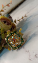 Load image into Gallery viewer, VIRASA GREEN RING freeshipping - CASA ROZEN