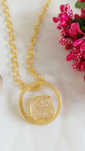 Load image into Gallery viewer, Aina Golden Natural Quartz Stone Pendant Chain freeshipping - CASA ROZEN