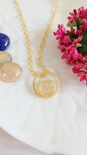 Load image into Gallery viewer, Aina Golden Natural Quartz Stone Pendant Chain freeshipping - CASA ROZEN