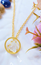 Load image into Gallery viewer, Aina White Tumble Natural Stone Pendant Chain freeshipping - CASA ROZEN