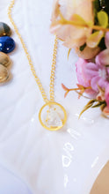 Load image into Gallery viewer, Aina White Tumble Natural Stone Pendant Chain freeshipping - CASA ROZEN