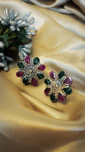 Load image into Gallery viewer, Solaez Multi Colour German Silver Studs