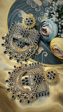 Load image into Gallery viewer, MAYAN - JARA GERMAN SILVER STATEMENT EARRINGS