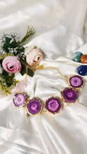 Load image into Gallery viewer, Maara Ciana Purple Solar Quartz Choker Neckpiece