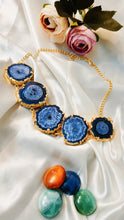 Load image into Gallery viewer, Maara Beverly Blue Solar Quartz Neckpiece
