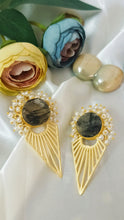 Load image into Gallery viewer, Waian Semi Precious Stone Earrings