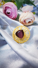 Load image into Gallery viewer, Taline Purple Stone Ring