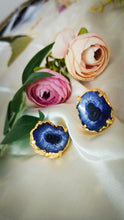 Load image into Gallery viewer, Vaze 3 Gorgeous Colours of Solar Quartz Studs / Earrings