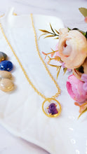Load image into Gallery viewer, Aina Amethyst Stone Pendant Chain