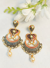 Load image into Gallery viewer, MIRAN M1 MEENAKARI EARRINGS freeshipping - CASA ROZEN
