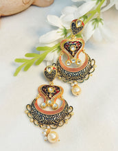 Load image into Gallery viewer, MIRAN M1 MEENAKARI EARRINGS freeshipping - CASA ROZEN

