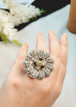 Load image into Gallery viewer, DAHIRA GERMAN SILVER RING freeshipping - CASA ROZEN
