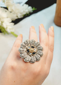 DAHIRA GERMAN SILVER RING freeshipping - CASA ROZEN