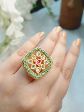 Load image into Gallery viewer, VIRASA GREEN RING freeshipping - CASA ROZEN
