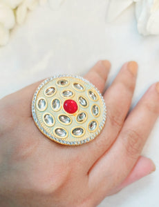 Mehar Fill Yellow Ring freeshipping - CASA ROZEN