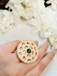 Mehar Light Peach Ring freeshipping - CASA ROZEN