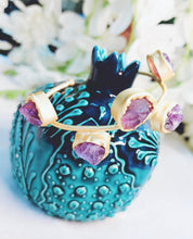 Load image into Gallery viewer, Kiraya Amethyst Semi Precious Stones Bracelet freeshipping - CASA ROZEN
