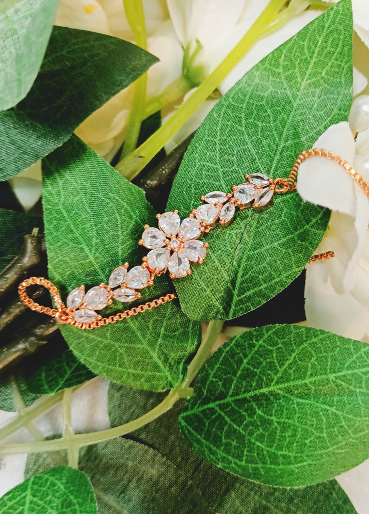 Missa Rose Gold CZ Diamond Bracelet freeshipping - CASA ROZEN