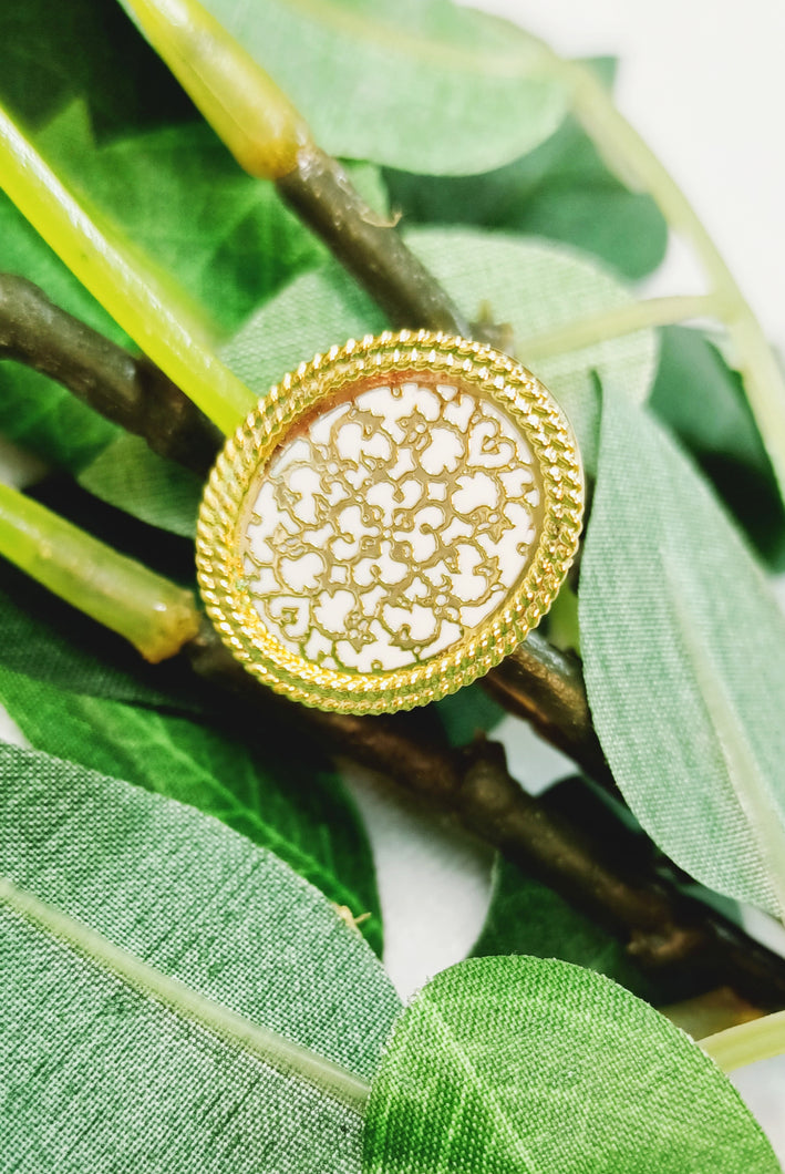 Woami Thewa Art 18k Gold Plated Ring freeshipping - CASA ROZEN