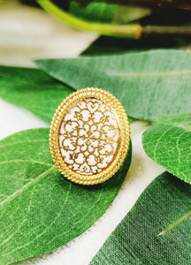 Woami Thewa Art 18k Gold Plated Ring freeshipping - CASA ROZEN